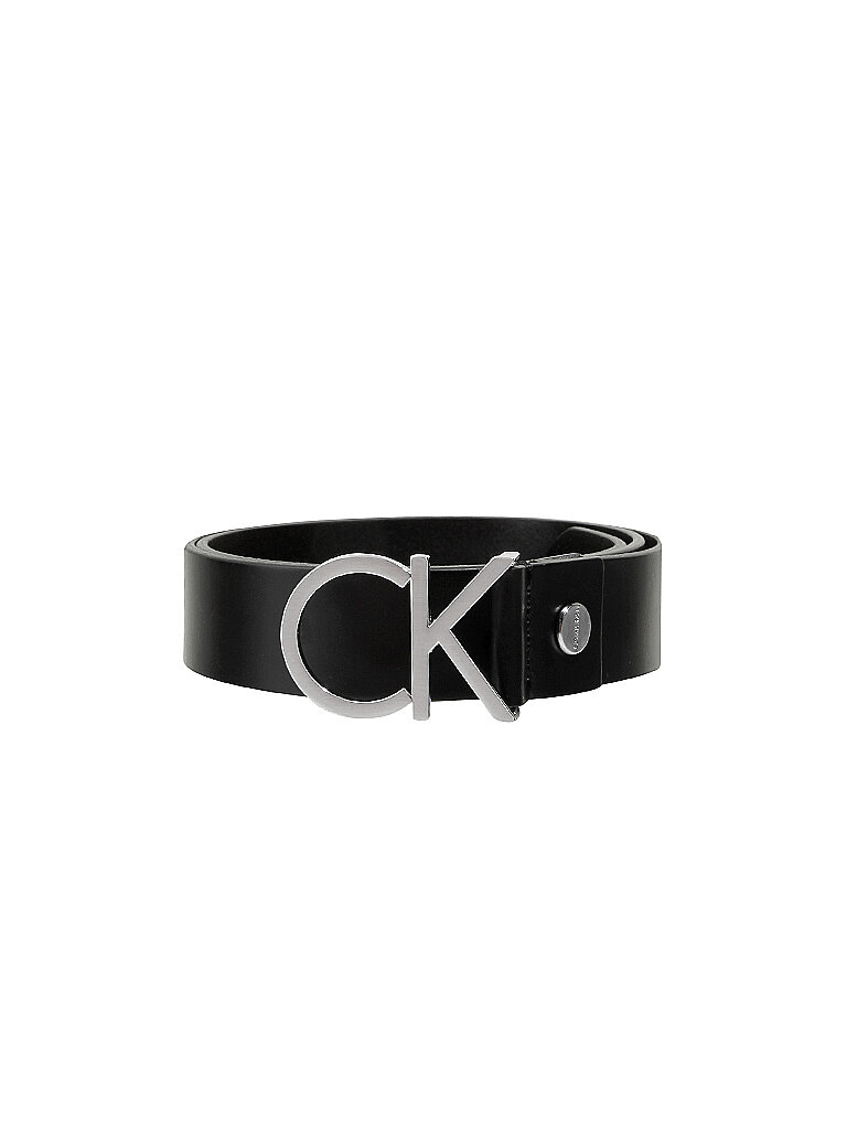 CALVIN KLEIN JEANS Ledergürtel schwarz | 75
